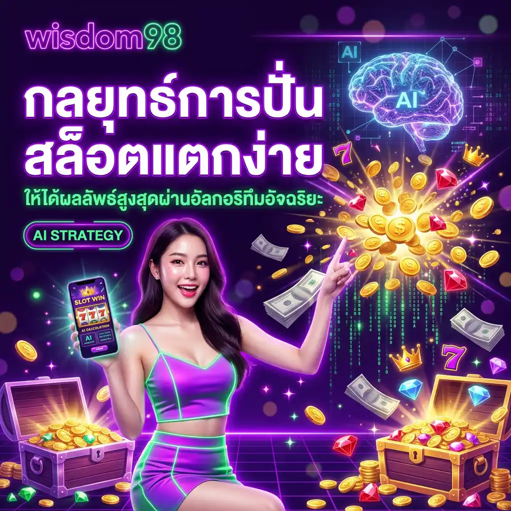 กลยุทธ์การปั่น สล็อตแตกง่าย ให้ได้ผลลัพธ์สูงสุดผ่านอัลกอริทึมอัจฉริยะของ wisdom98