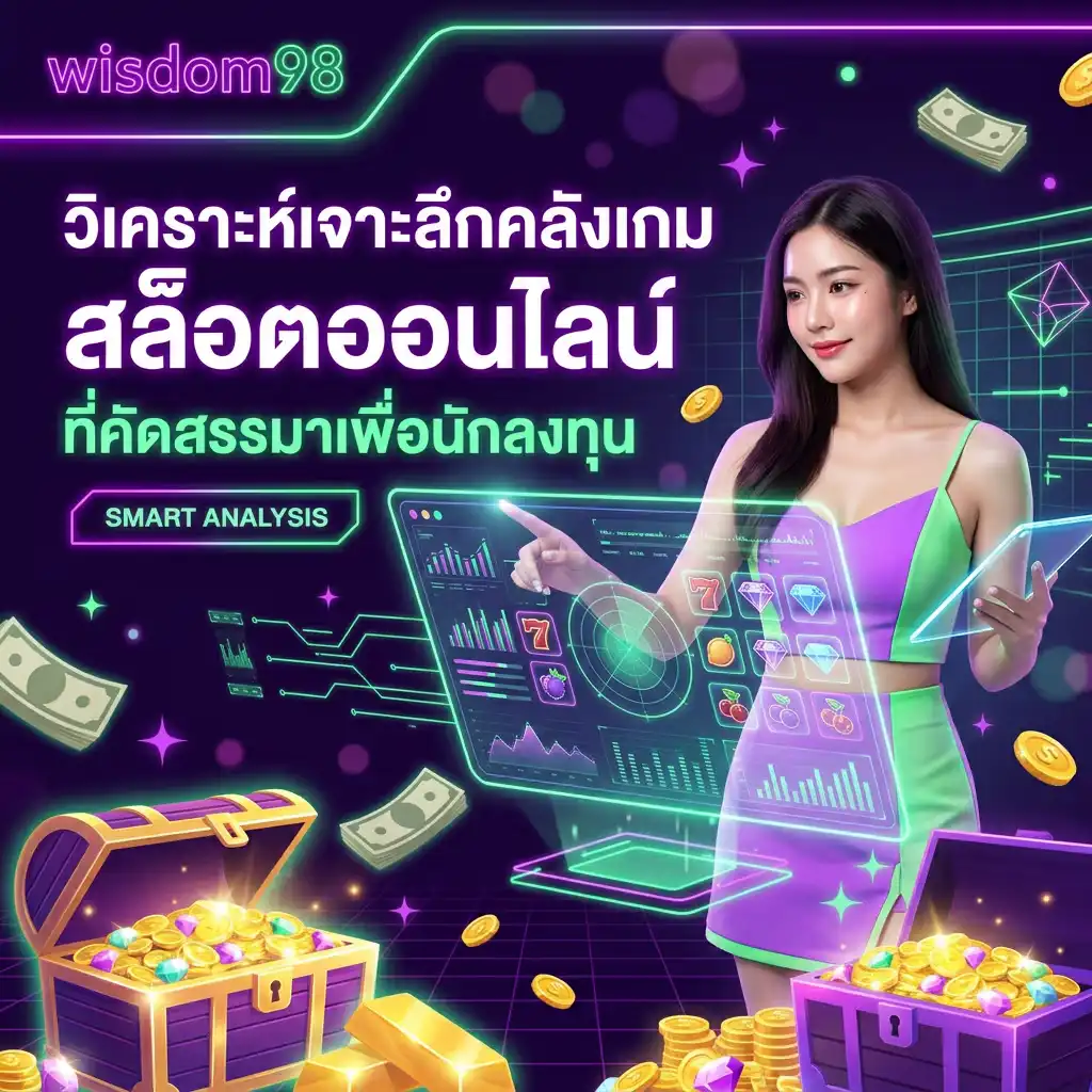 วิเคราะห์เจาะลึกคลังเกม สล็อตออนไลน์ บนฐานข้อมูลของ wisdom98 ที่คัดสรรมาเพื่อนักลงทุน